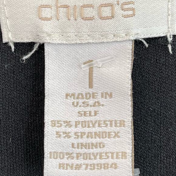 Chico's Women's Dress Size 1 Abstract Printed Maxi - Picture 5 of 11